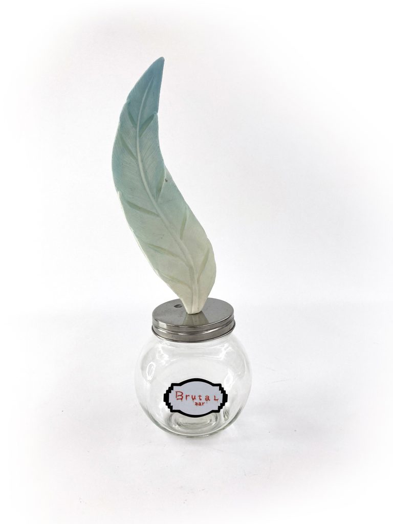 Ref: Pluma y tintero Inclán Brutal, Madrid 0562 - Disponibilidad: Verde