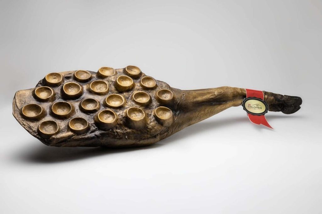 PALETA JAMÓN CON CAVIDADES PARA CROQUETAS Colección 0158