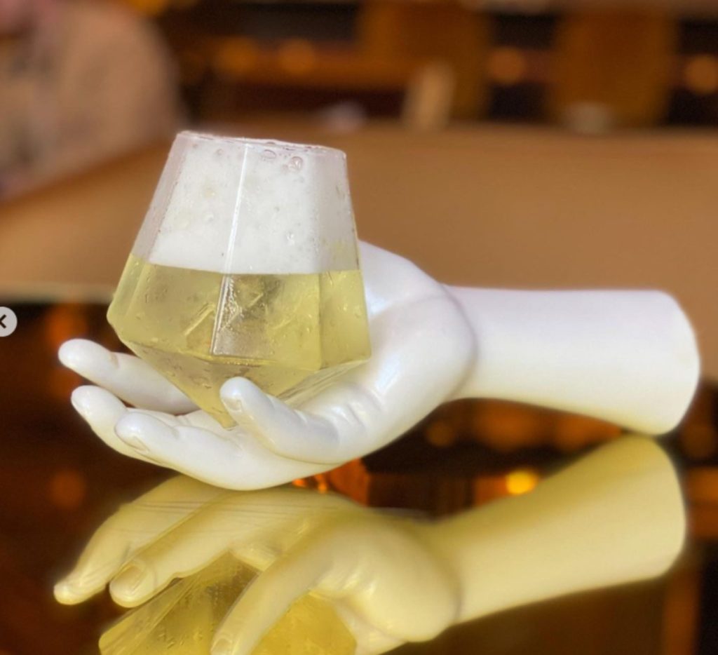 Ref: Mano Vaso Diamante Ritz, Madrid 0812 - Disponibilidad: Verde